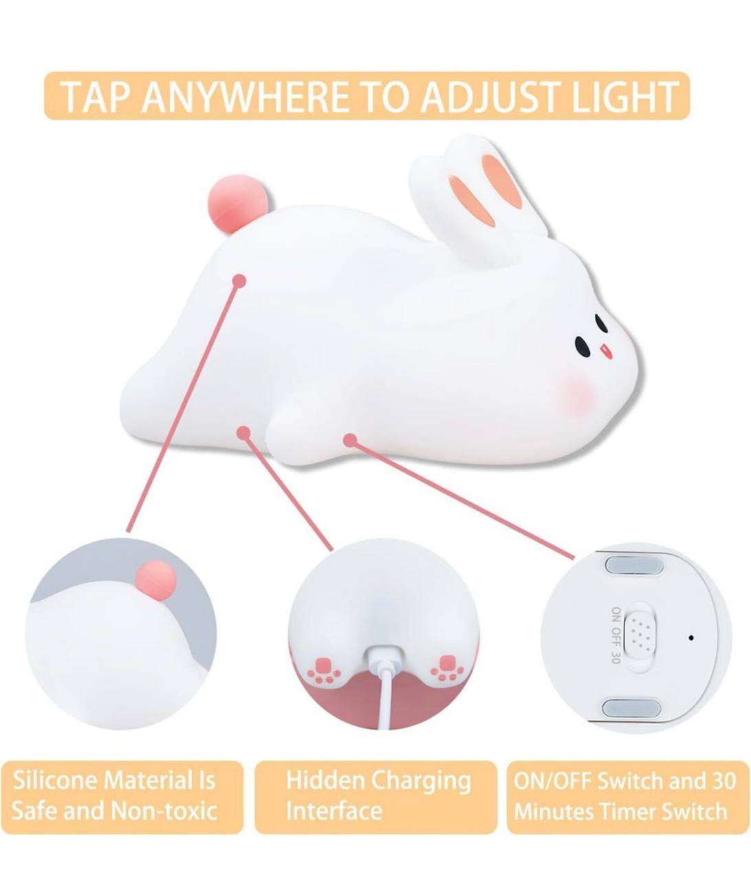 Cute Rabbit Lamp
